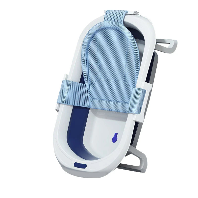 Foldable Baby Bathtub Household Hotel Ajustable Portable Newborn Baby Swimming Tub Anti-Slip Bottom Bath Bucket For Baby Shower