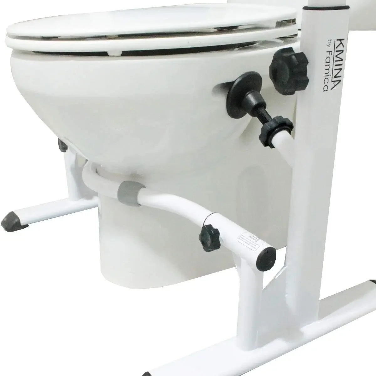 XMSJ.Toilet Safety Rails For Seniors (330 Lbs), Frame With Arms, Adjustable Height And Width, Grab Bars