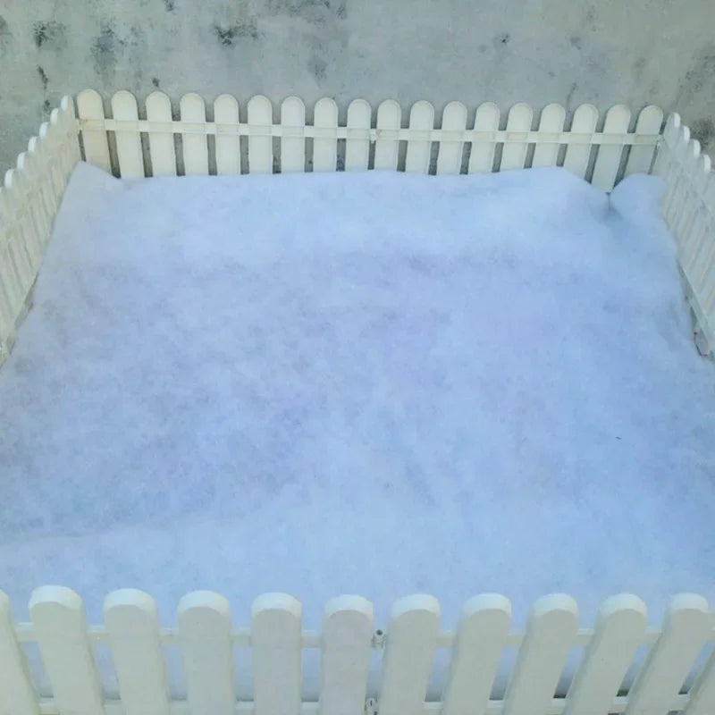 1Mx1.5M Christmas Simulation Snow Blanket Thickened Snow Cotton Artificial Snowflake Snow Scene Arrangement Decoration