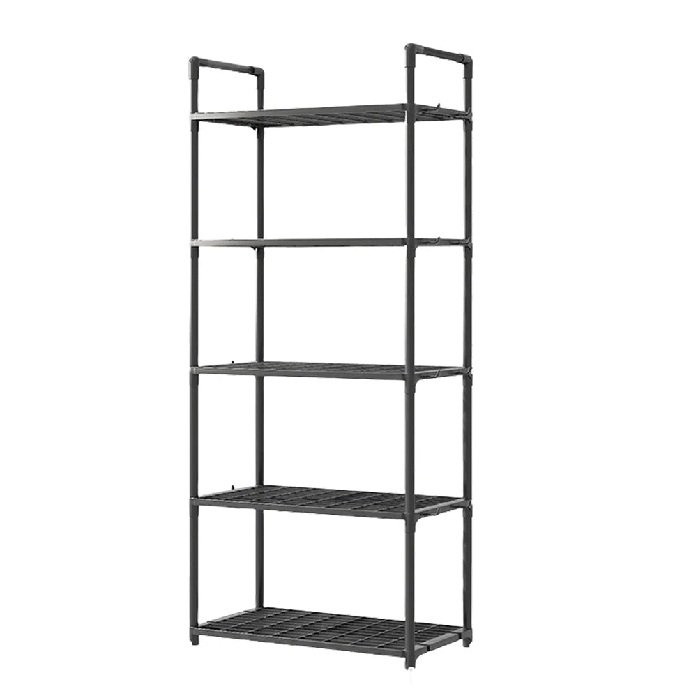 5 Tier Storage Shelves Adjustable Shelving Unit 66 Lbs Capacity Storage Rack for Kitchen Pantry Closet Bathroom Laundry