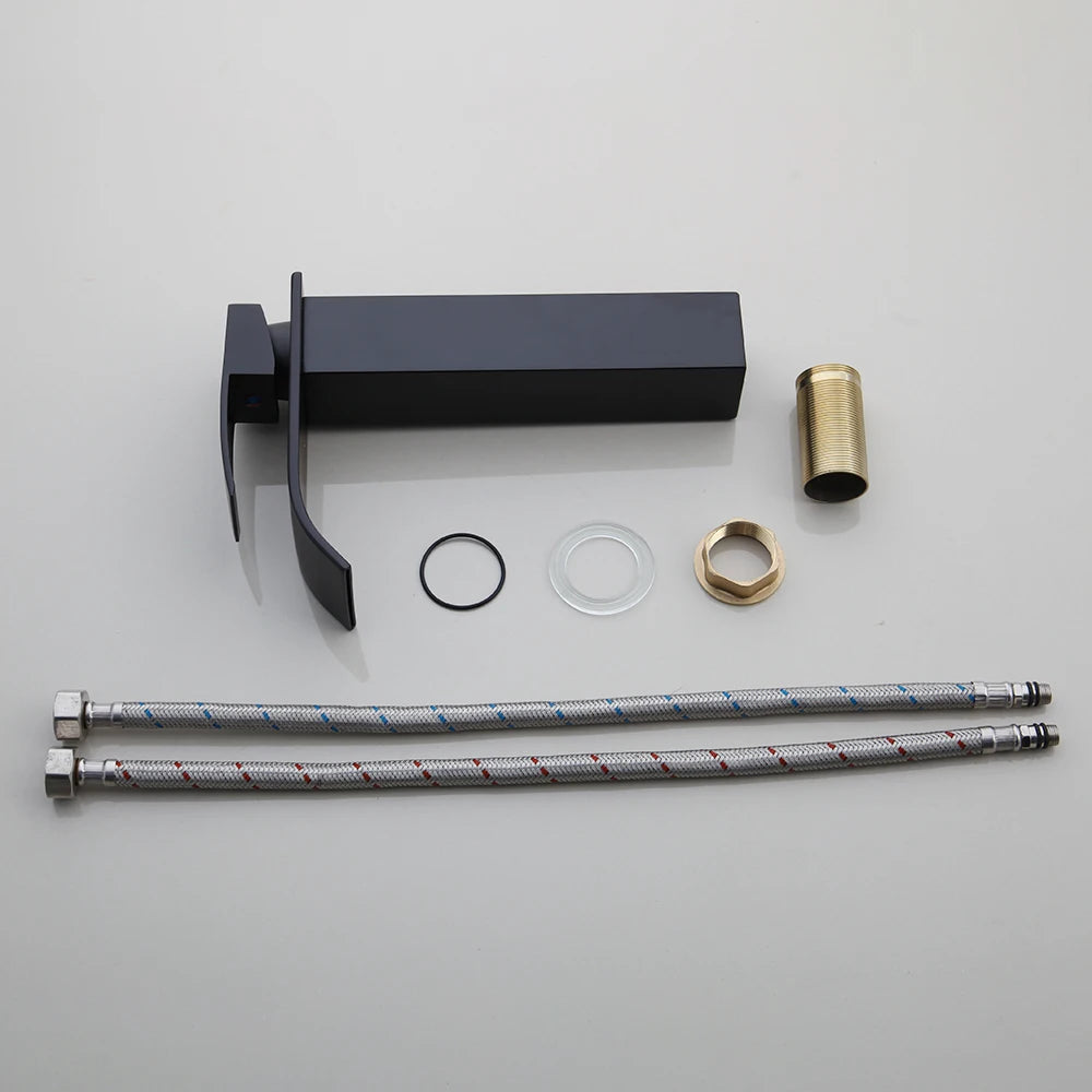 KEMAIDI Bathroom Vessel Sink Tempered Glass Basin Sink Faucet Combo Blue Countertop Basin Sinks Washbasin for Bathroom Hotel