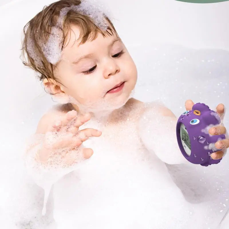 Baby Water Thermometers For Bath Octopus Shape Baby Bath Temperature Toy Floating Thermometers Lcd Display Digital Water