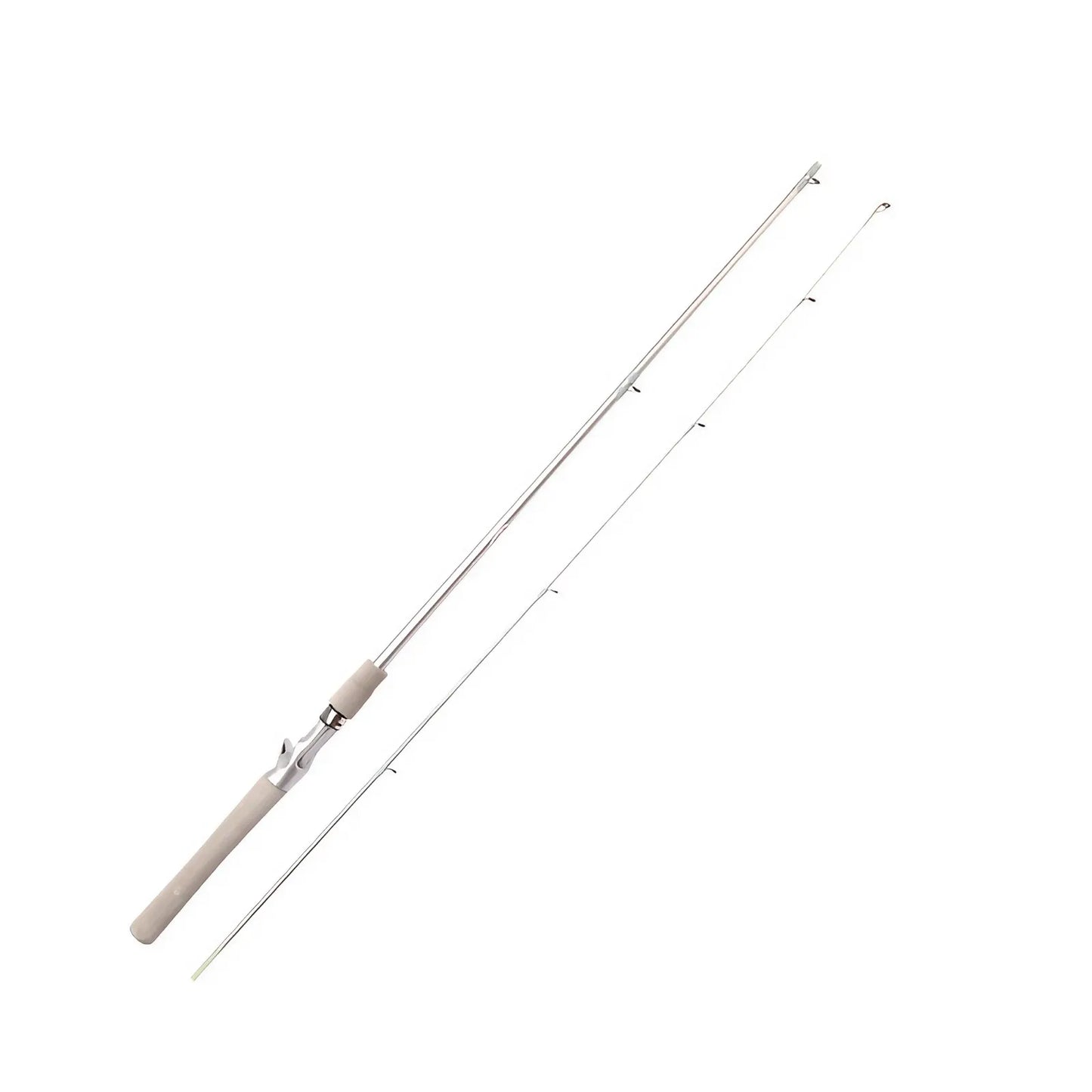1pc-180cm/ 70.86inch White Fishing Rod (Single Fishing Rod)-Durable Fiberglass, Comfortable To Touch-A Must-have for Anglers