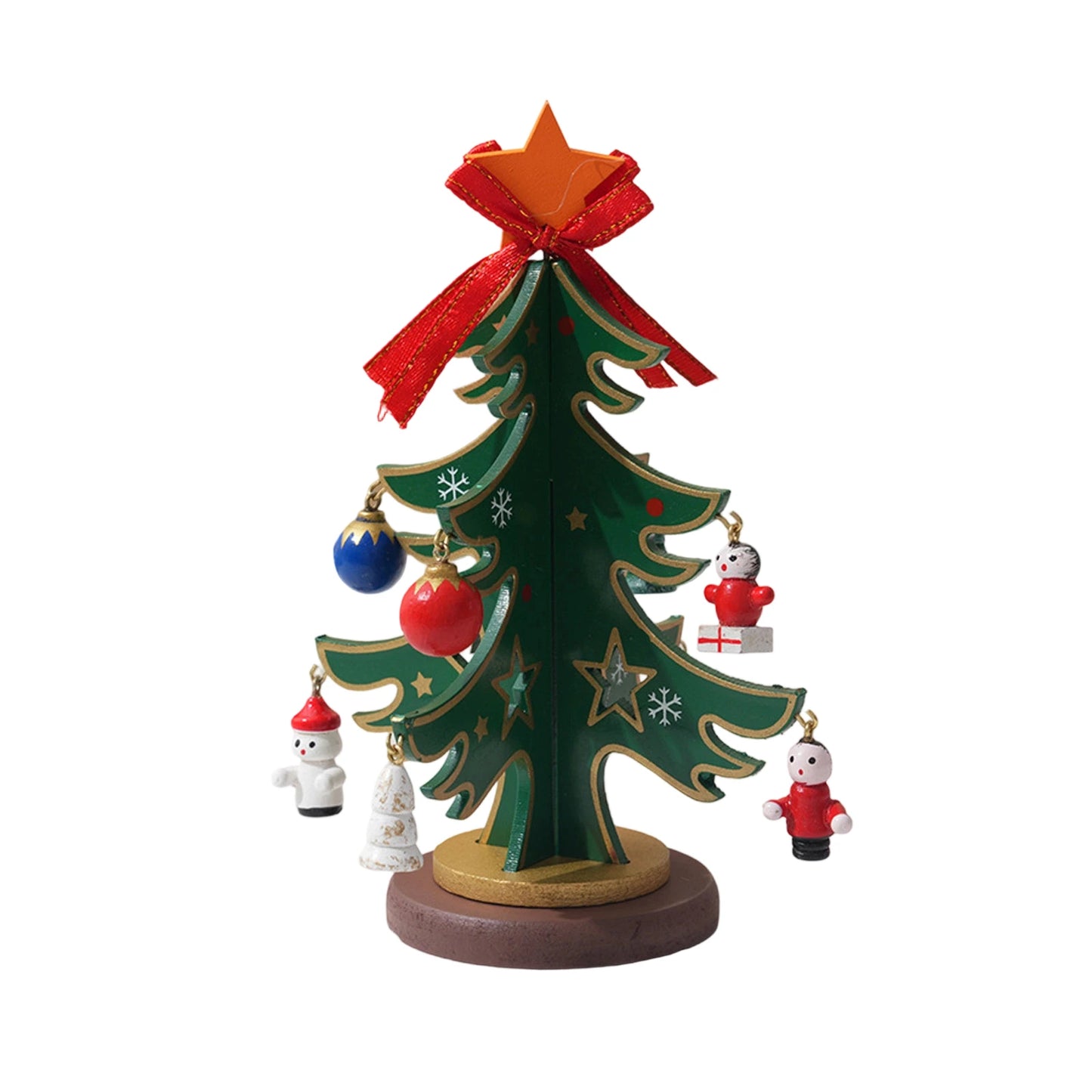 Christmas Wooden Christmas Tree Children'S Gift Diy Shopping Mall Decorations Christmas Decorations Suministros NavideñOs