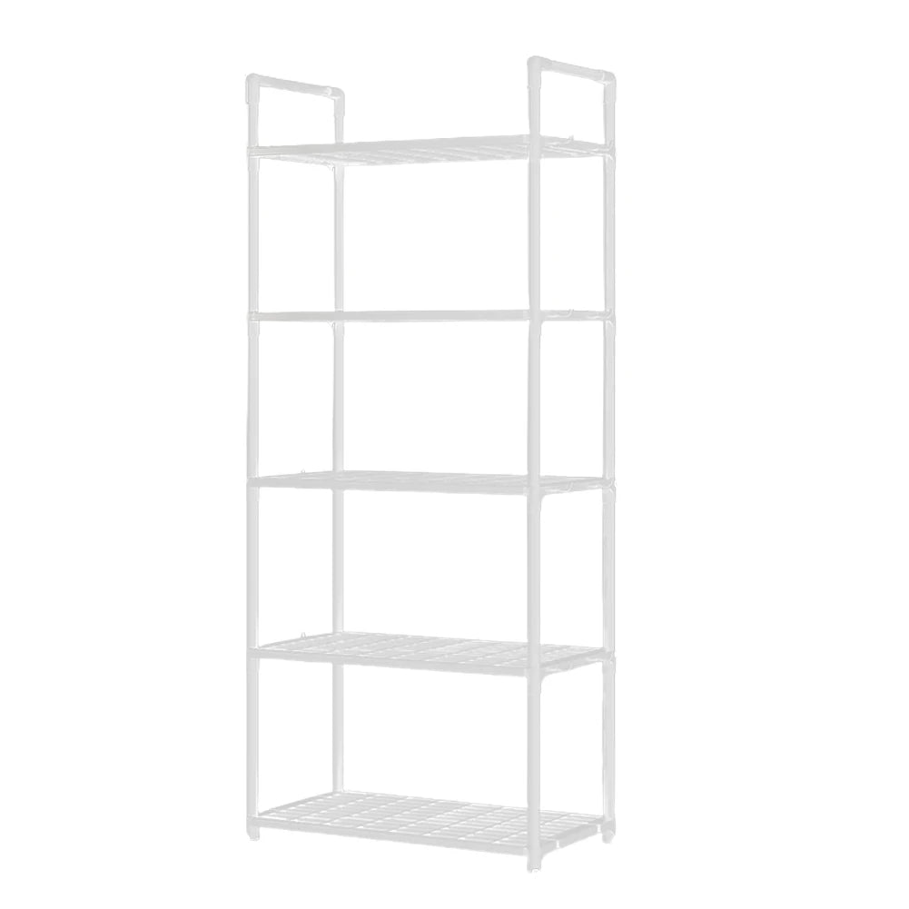 5 Tier Storage Shelves Adjustable Shelving Unit 66 Lbs Capacity Storage Rack for Kitchen Pantry Closet Bathroom Laundry
