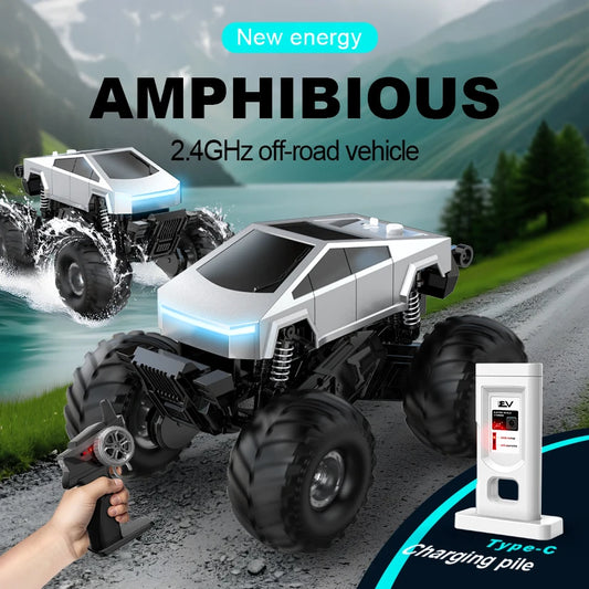 New remote control car four-wheel drive off-road vehicle toy drift pickup Bigfoot children's electric toy