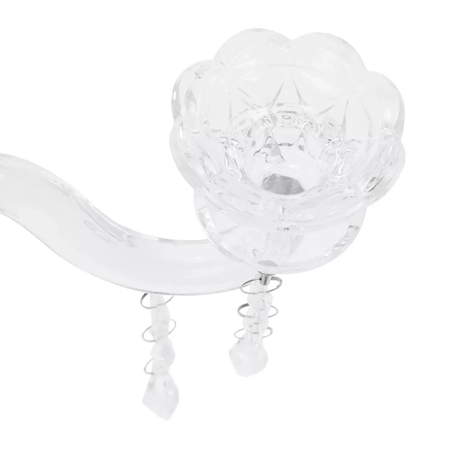 5 Arm Crystal Candle Centerpieces Candle Holder With 5 Heads Candle Holder Decorations