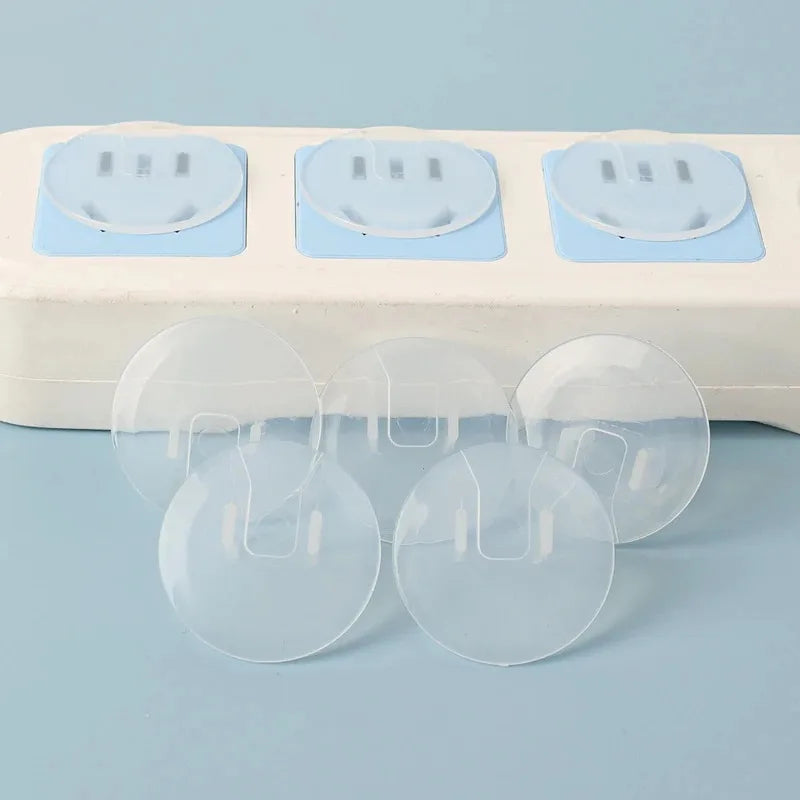 10/20PCS Childproof Outlet Covers – US Standard Baby Safety Plugs, Clear Electrical Socket Protectors for Home & Export