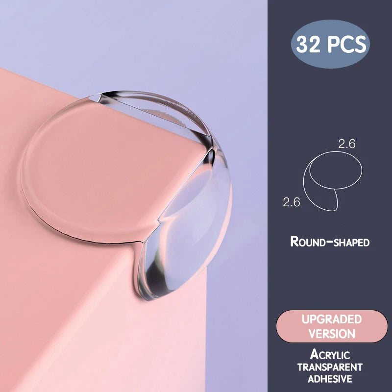 16PCS Baby Safety Silicone Protector Table Corner Edge Protection Cover Electric Socket Protection Children Anticollision Guards