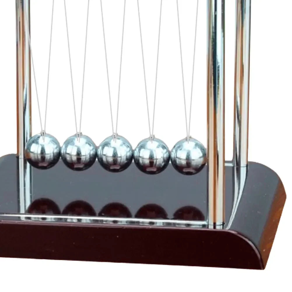 Newtons Cradle Steel Balance Ball School Teaching Supplies Physics Science Pendulum Desk Toy Kinetic Motion Toy Home Decoration