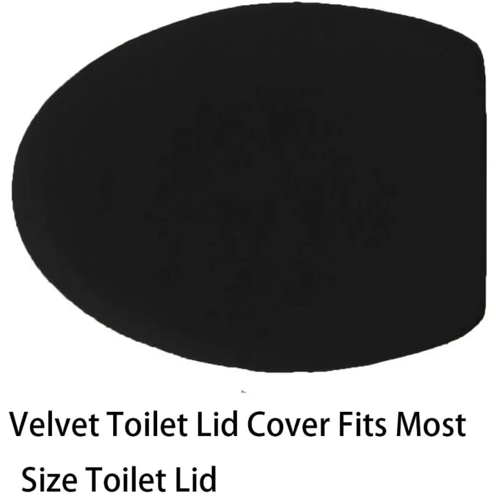 memory foam bathroom rugs set 4 piece with toilet lid cover and rug set combo, bath mat sets 3 piece and u-shaped toilet floor