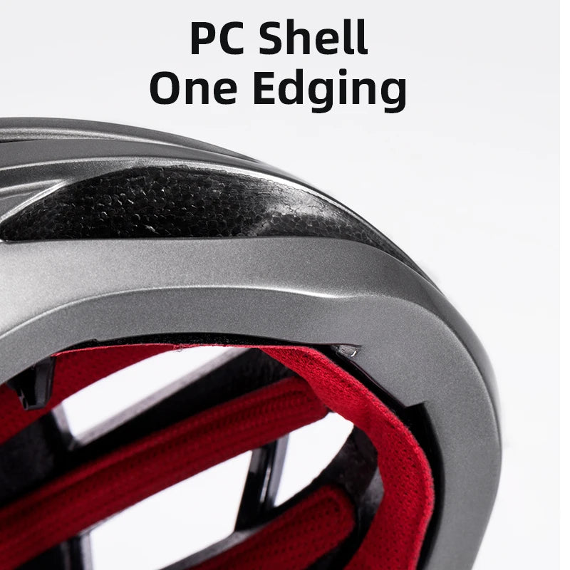 ROCKBROS Bicycle Helmet Breathable Ultralight Integrally-Molded Unisex Shockproof Adjustable Road Bike Helmet Cycling Equipment