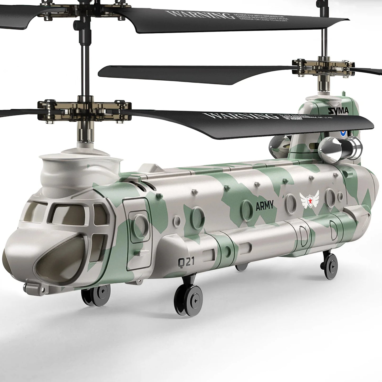 SYMA RC Helicopter Toy, Remote Control Helicopter Q21 Aircraft with Altitude Hold, One Key Take Off/Landing, CH-47 Chinook Toys