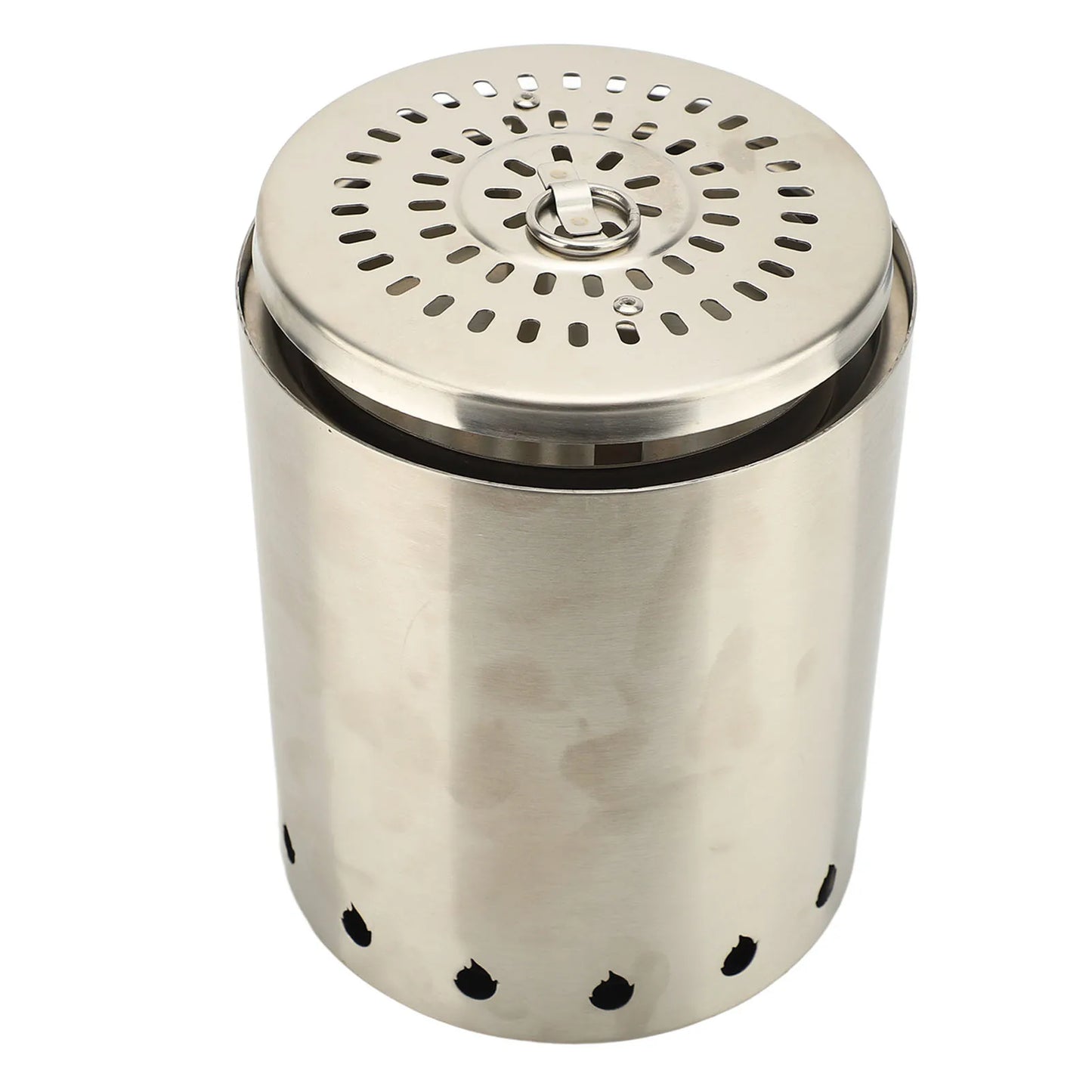 Camping Wood Stove Windproof Wood Stove Outdoor Tabletop Fire Pit with Stand for Backpacking Hiking Traveling Wood Burning Stove