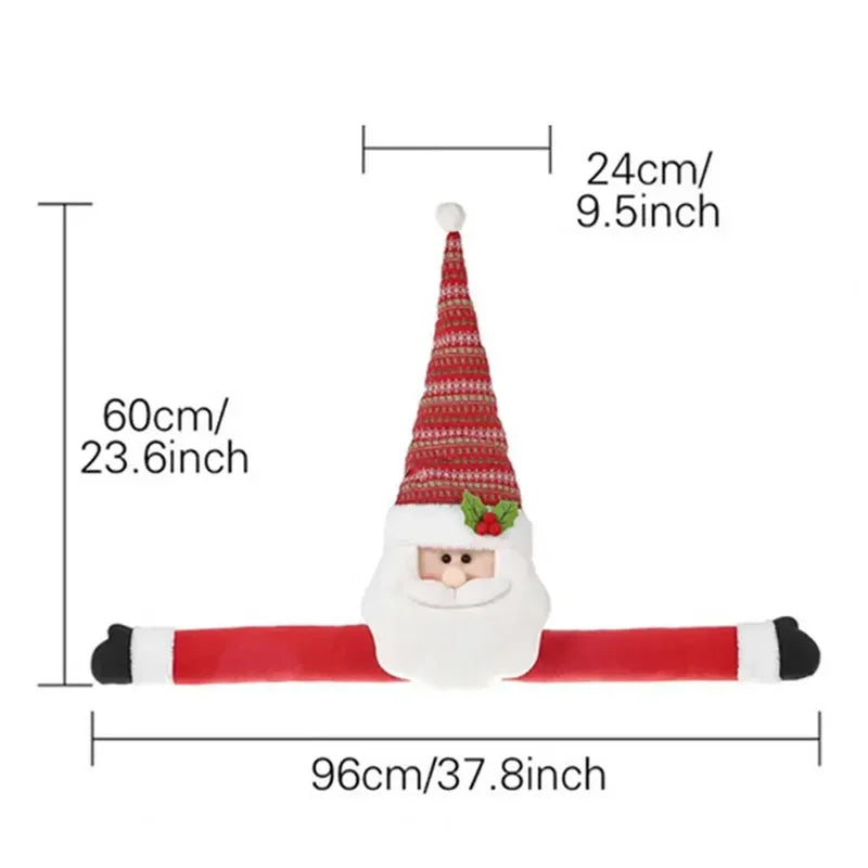 Hugs The trees Doll Santa Claus Christmas Tree Ornaments Festive Decor Noel Atmosphere Cloth Xmas christmas decorations 2024