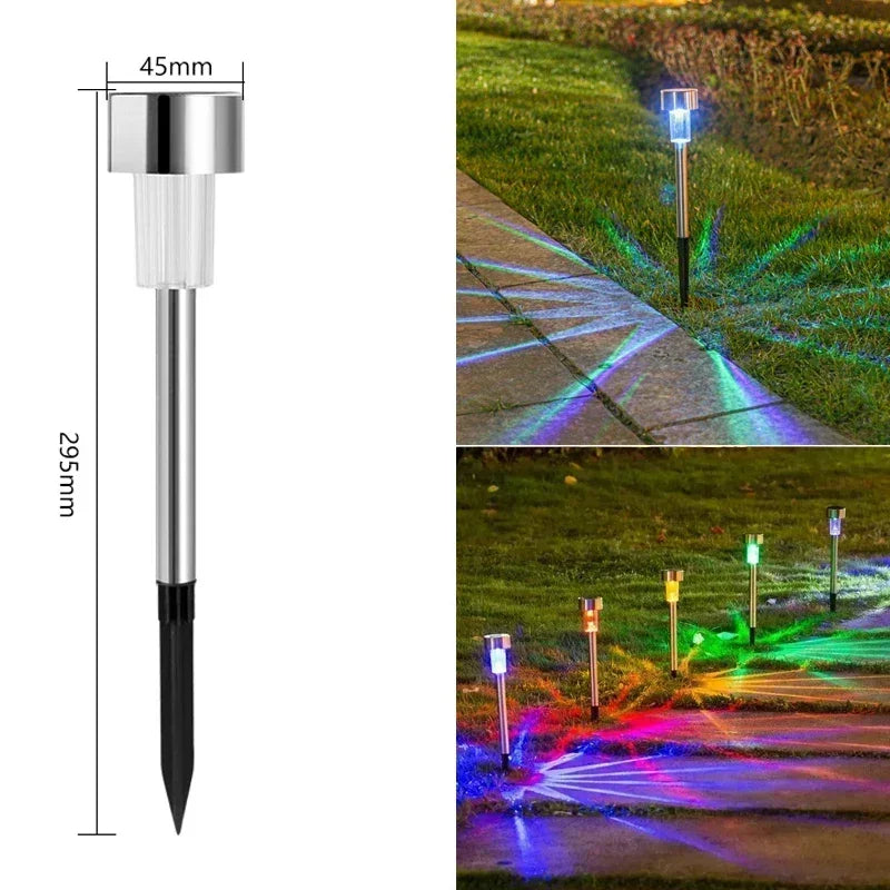 Solar Outdoor Lights Garden Lamp Solar Powered Waterproof Landscape Path Outdoor for Yard Backyard Lawn Patio Decorative Plant