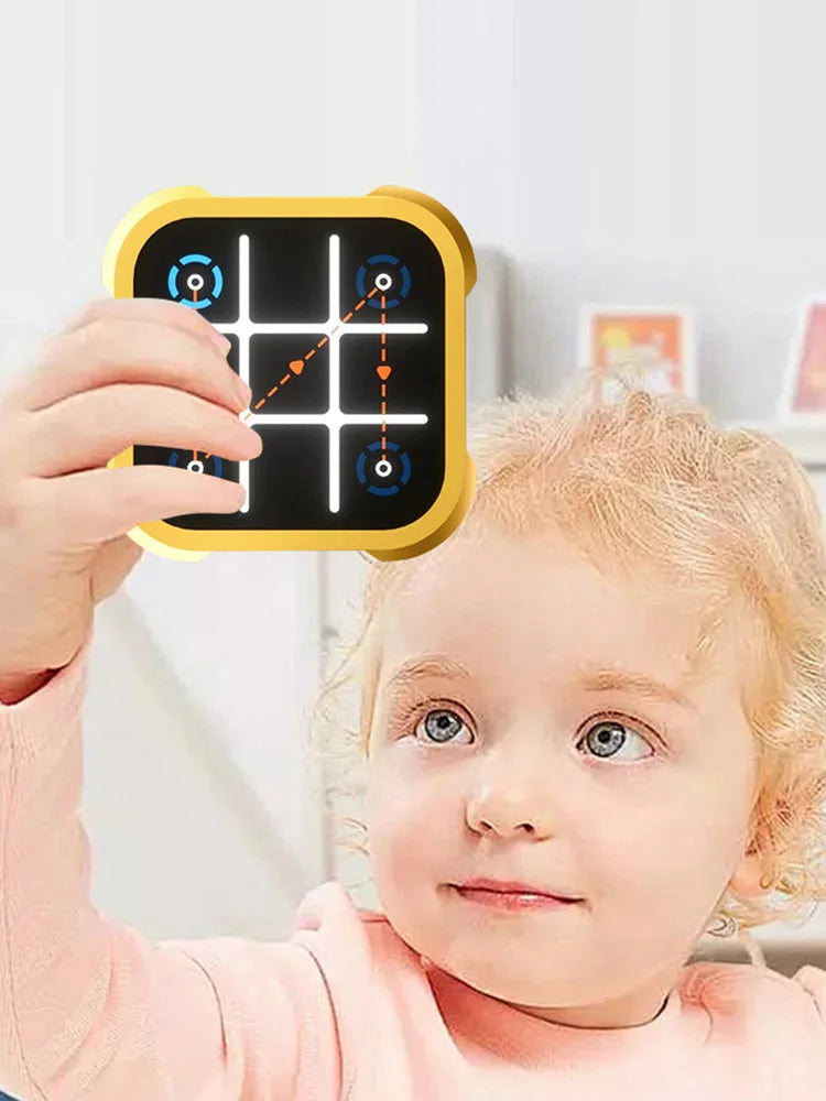3-in-1 TIC-TAC-TOE Bolt Game Handheld Puzzle Game Console Portable Travel Games for Kids and Adults Birthday Gifts for All Ages
