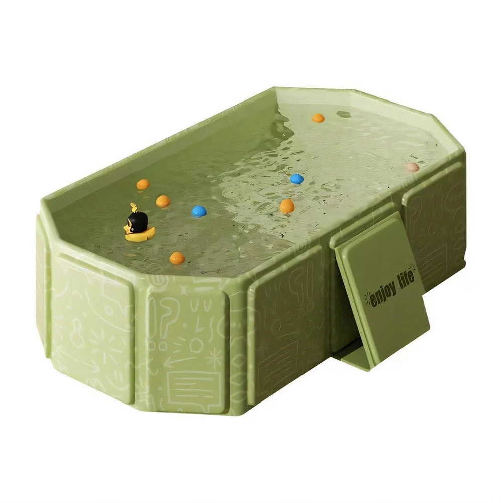 Foldable Baby Bath Thickened Large Size Portable PVC Kids Tub Collapsible Durable Newborn Child SPA Hot Bathtub Bathroom Pool