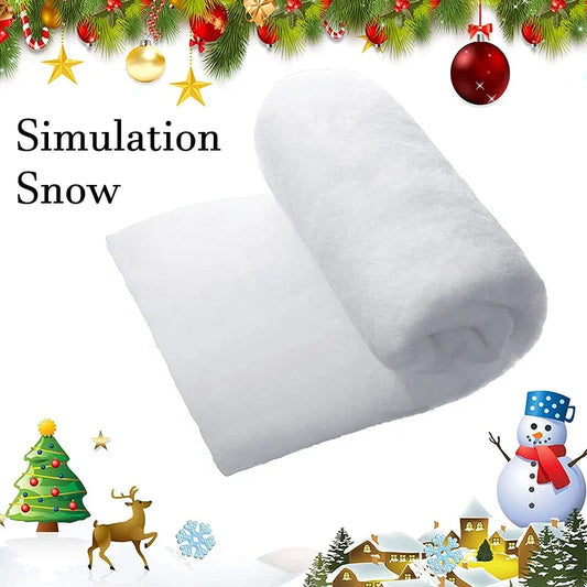 1Mx1.5M Christmas Simulation Snow Blanket Thickened Snow Cotton Artificial Snowflake Snow Scene Arrangement Decoration