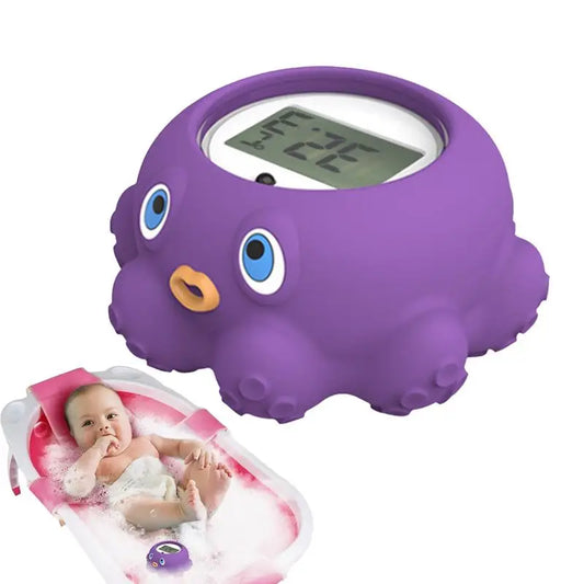 Baby Water Thermometers For Bath Octopus Shape Baby Bath Temperature Toy Floating Thermometers Lcd Display Digital Water