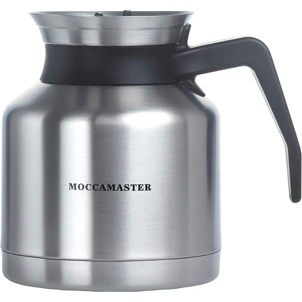 Coffee Brewer Drip Machine Polished Silver Thermal Aluminum Stainless Steel Reusable Filter High Capacity Home Kitchen Coffee
