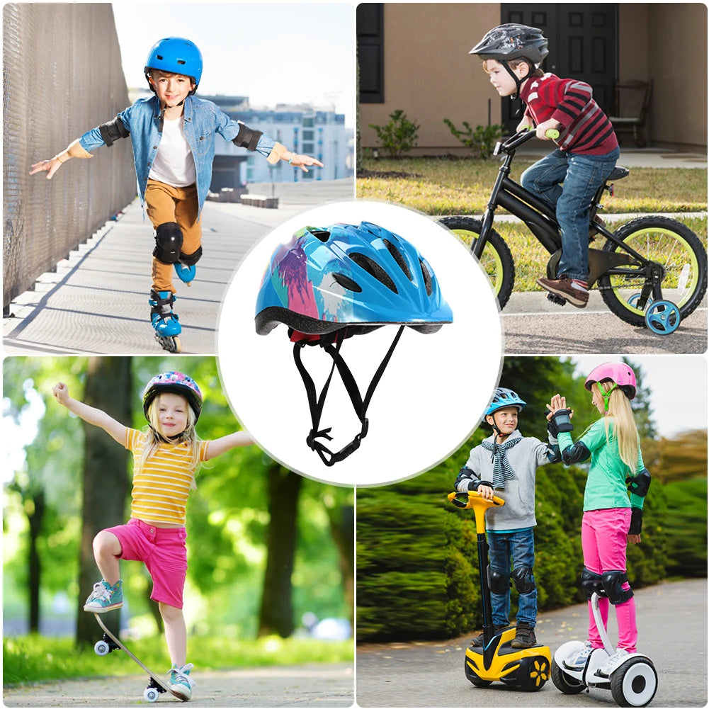 Child Bicycle Helmet Ultralight Safe Cycling Children Helmet Head Protector Riding Skating Helmet Outdoor Sports Headpiece