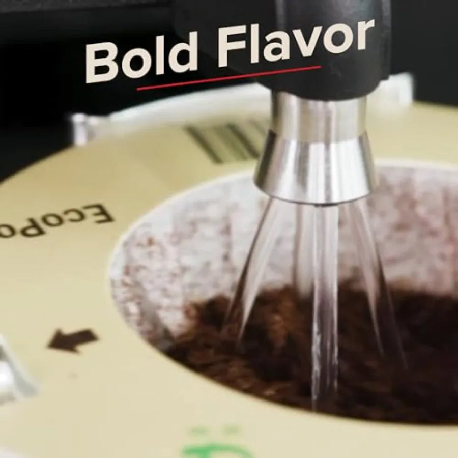 SWIRL Single Serve Coffee Maker Electric Kitchen Appliances Designed for Convenient Use with Cups or Mugs Features Automated Po