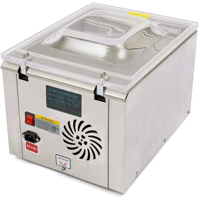 Chamber Vacuum Sealer Machine Z-260C Commercial Kitchen Food Chamber Vacuum Sealer, Packaging Machine Sealer for Food Saver