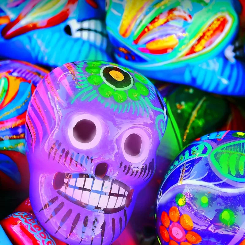 Fantastory 10PCS Glow In The Dark Paint, 60ml/2oz Neon Glow Acrylic Paints, 2IN1 Waterproof Paint, For DIY Craft, Stone, Glass