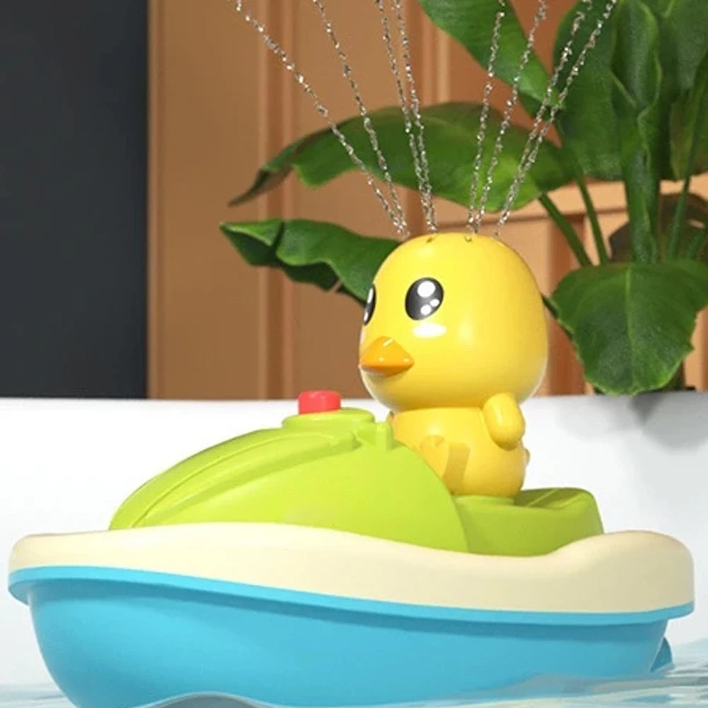 Duck Bath Toys for Toddlers Bathtub Water Spray Baby Bath Toy Cute Electric Bathroom Bathing Toys for Kids Ideal Birthday Gifts