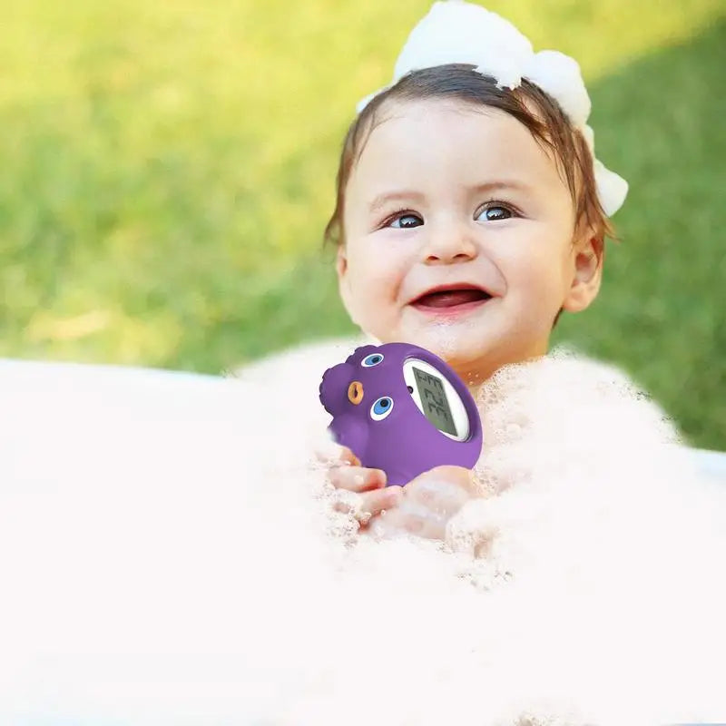 Baby Water Thermometers For Bath Octopus Shape Baby Bath Temperature Toy Floating Thermometers Lcd Display Digital Water