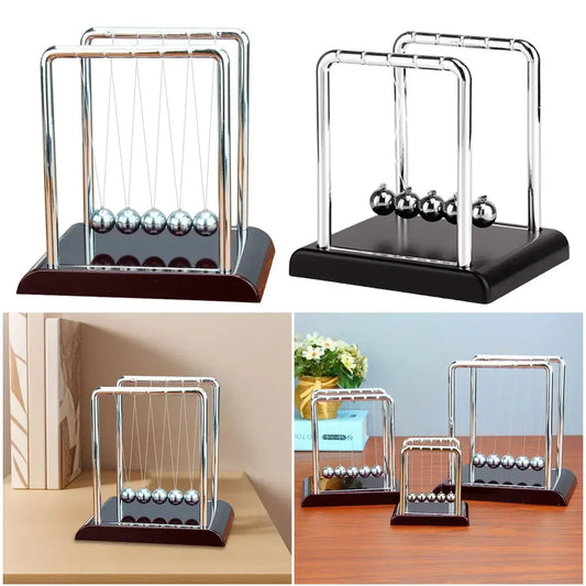 Newtons Cradle Steel Balance Ball School Teaching Supplies Physics Science Pendulum Desk Toy Kinetic Motion Toy Home Decoration