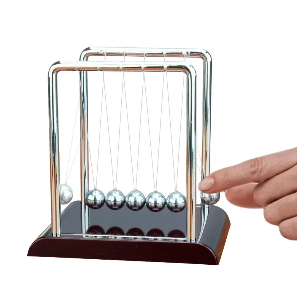Newtons Cradle Steel Balance Ball School Teaching Supplies Physics Science Pendulum Desk Toy Kinetic Motion Toy Home Decoration