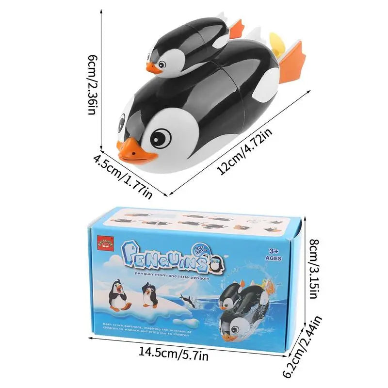 Penguin Bathtub Toys Bath Toys Baby With Electric Diving Wind Up Penguin Bathtub Toys Toddlers Swimming Floating Playing Set In