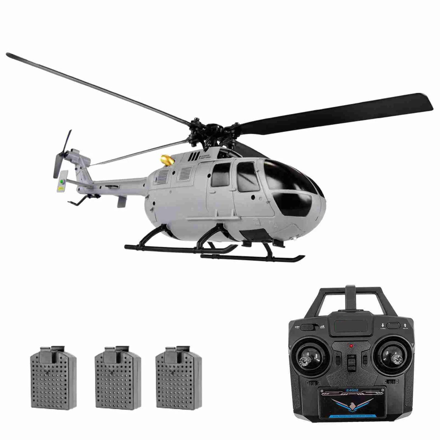 RC Helicopter RC Drone Single Propeller Without Ailerons 6 Axis Gyro Stabilization RC Airplane Altitude Hold Toy for Boys Girls