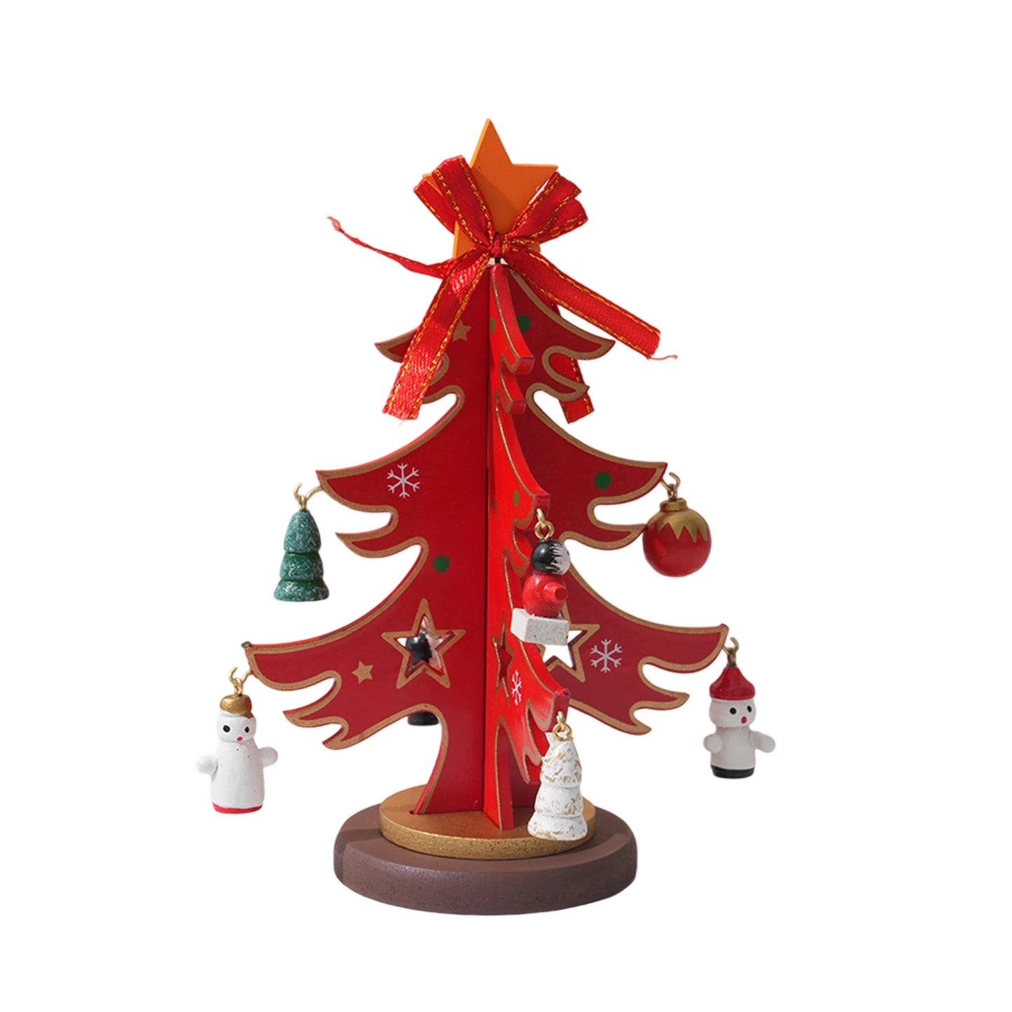 Christmas Wooden Christmas Tree Children'S Gift Diy Shopping Mall Decorations Christmas Decorations Suministros NavideñOs